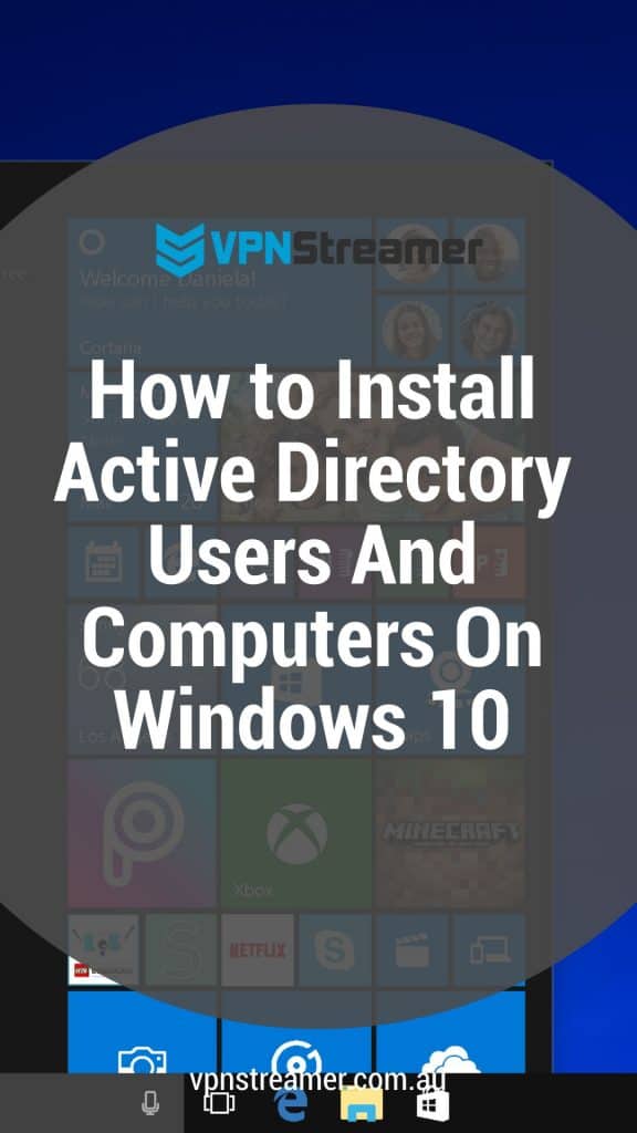 How to Install Active Directory Users And Computers On Windows 10