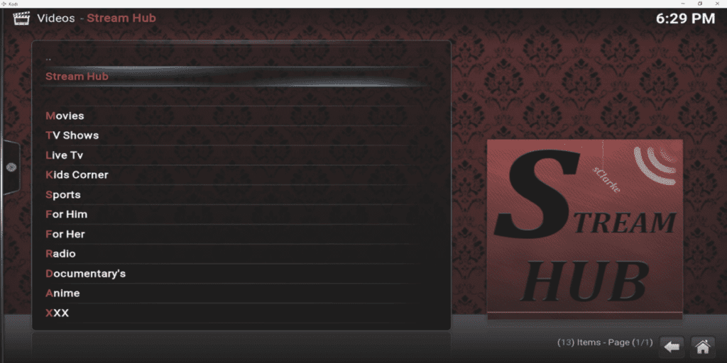 How To Install Stream Hub On Kodi