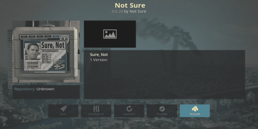 How To Install Not Sure On Kodi