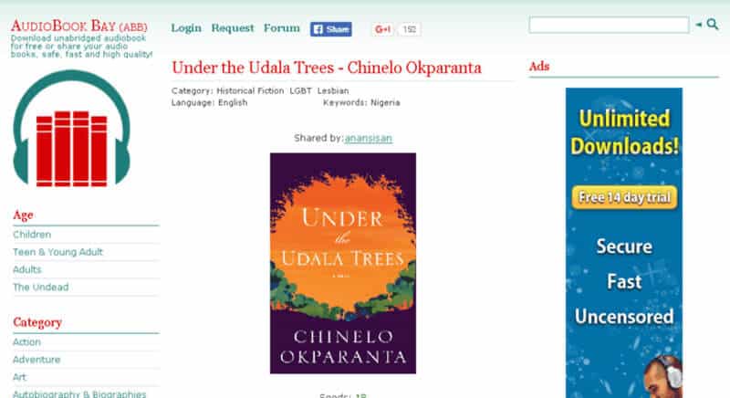 Under the Udala Trees book page screenshot