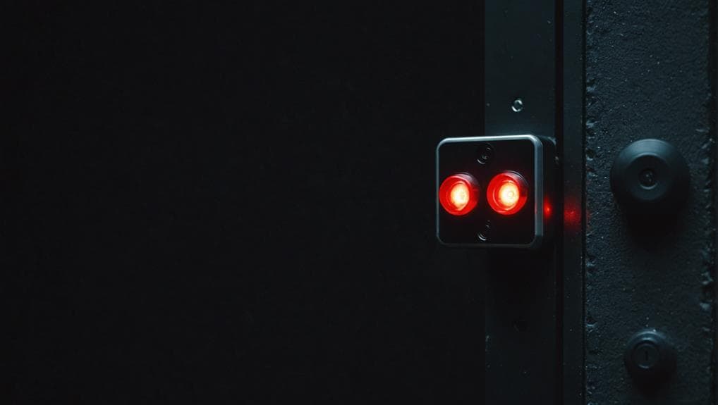 ring doorbell red lights
