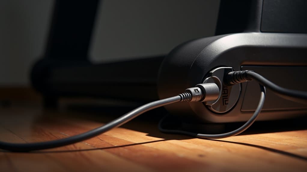check power cord connections