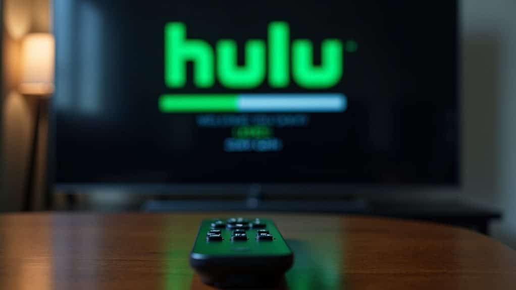 hulu welcome screen freezes