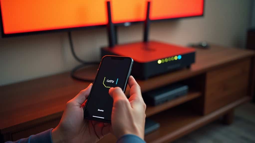 network connection for casting