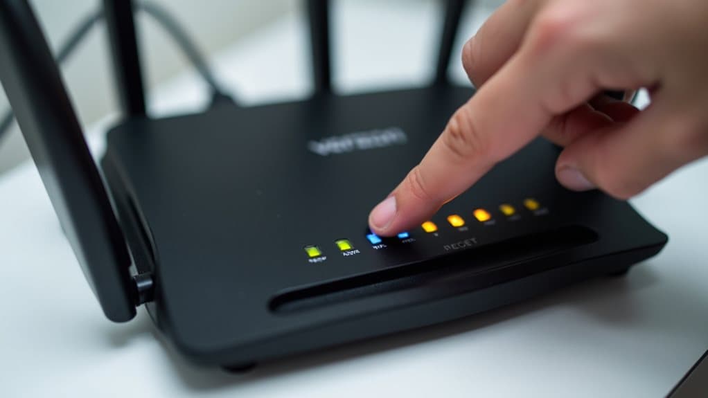 reset verizon router settings