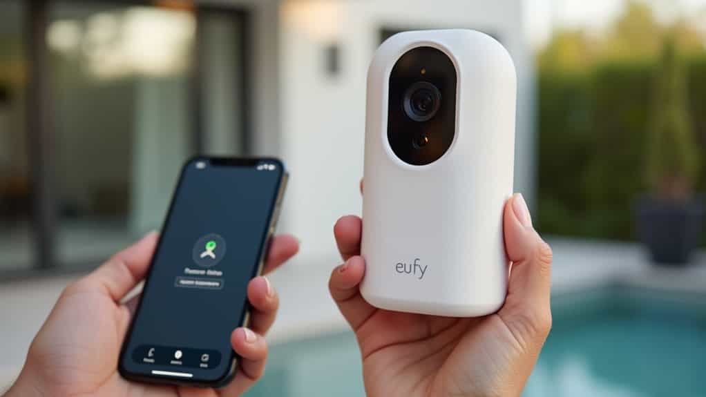 restart eufy app and camera