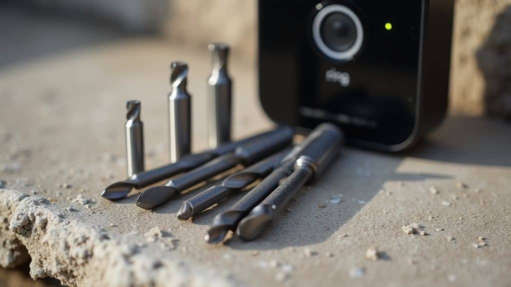 ring doorbell installation drill sizes