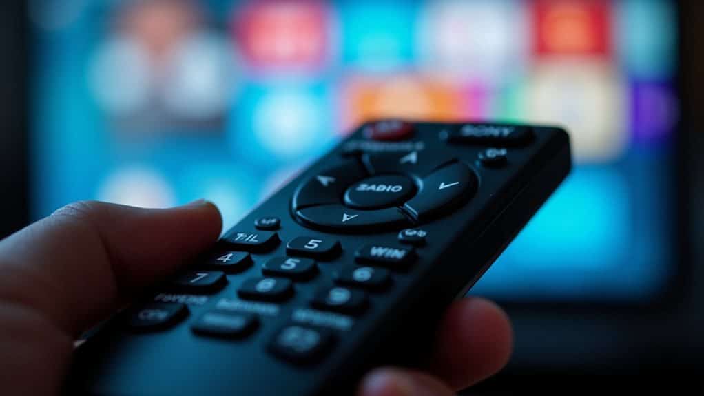 sony tv sap controls