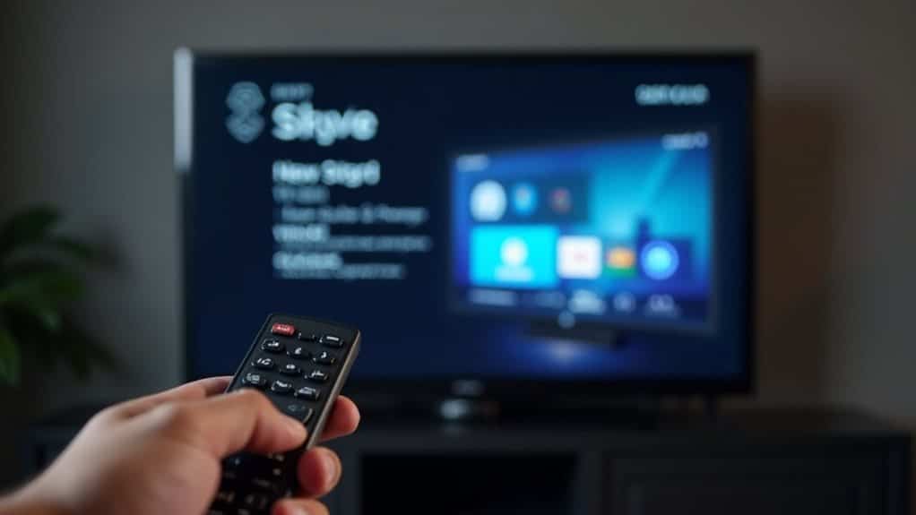 tv setup after reset