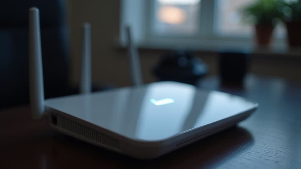 blinking white indicates booting