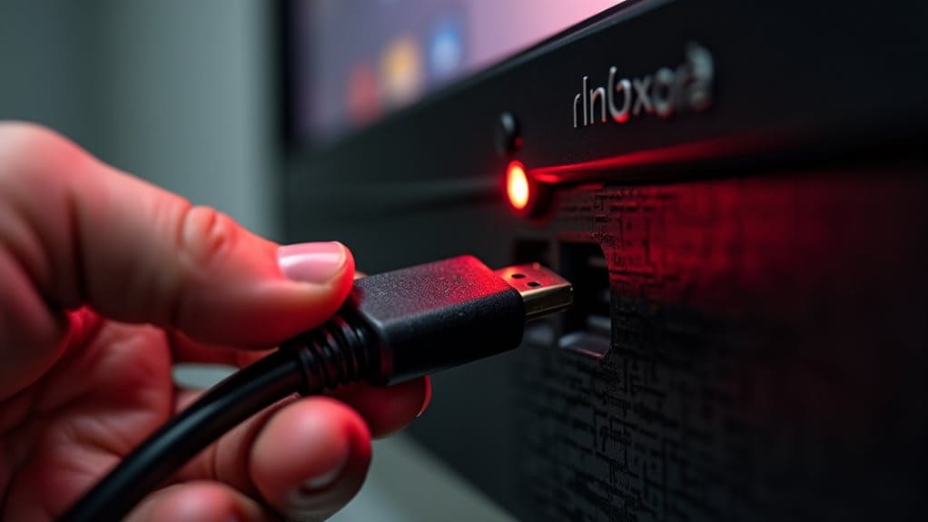 check and secure cables