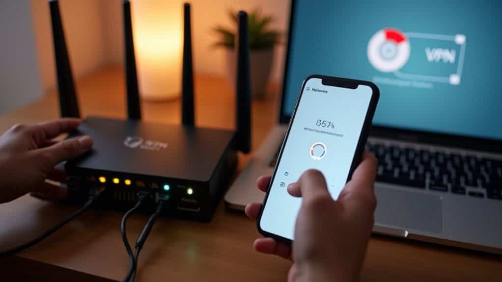 disable vpn and network settings