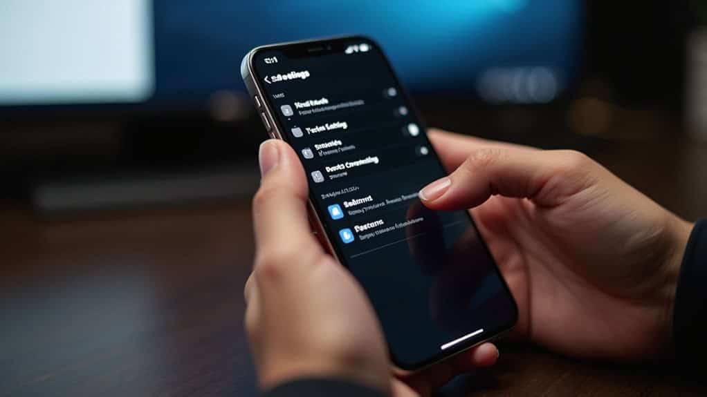 reset network settings iphone