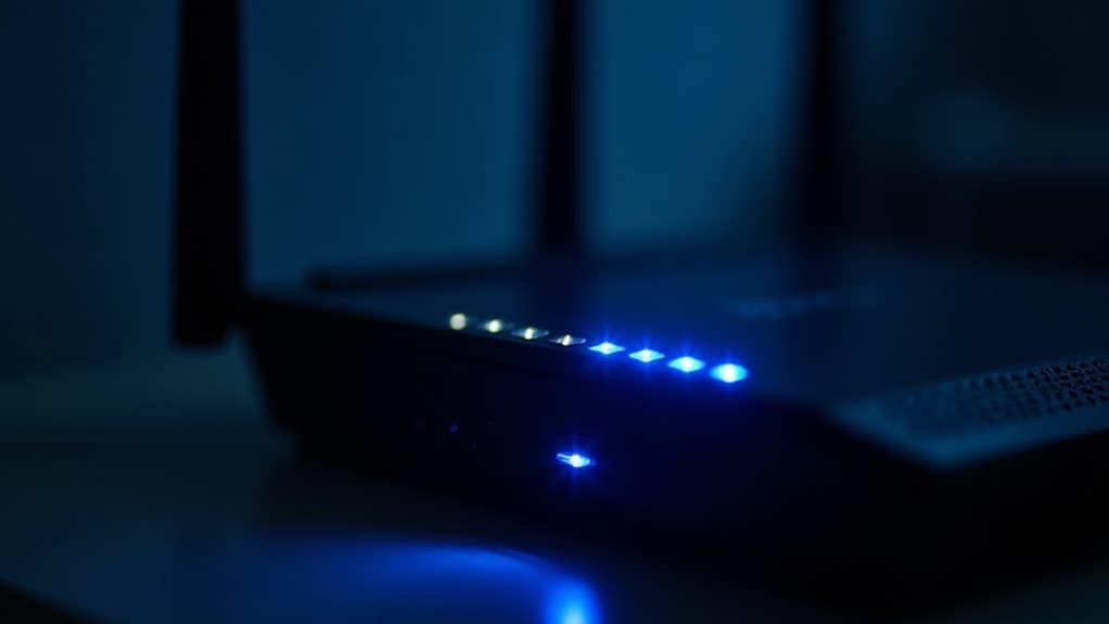 router blinking blue wps