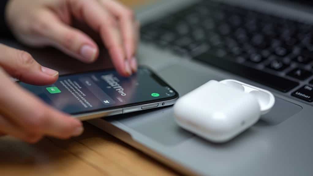 select airpods as output