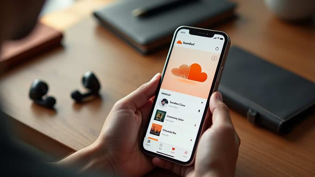 spot tracks with download button