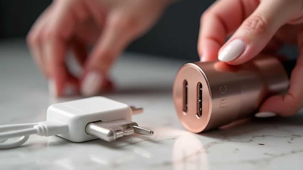 use original charger inspect port