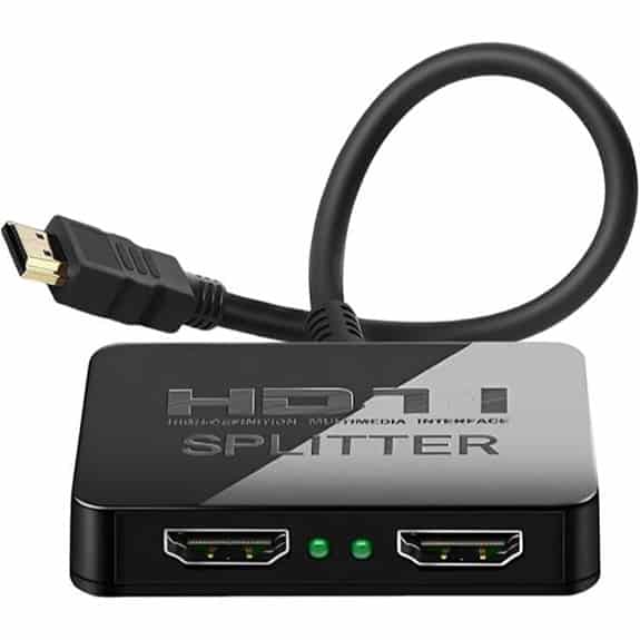 4K HDMI Splitter 1x2 Dual Output