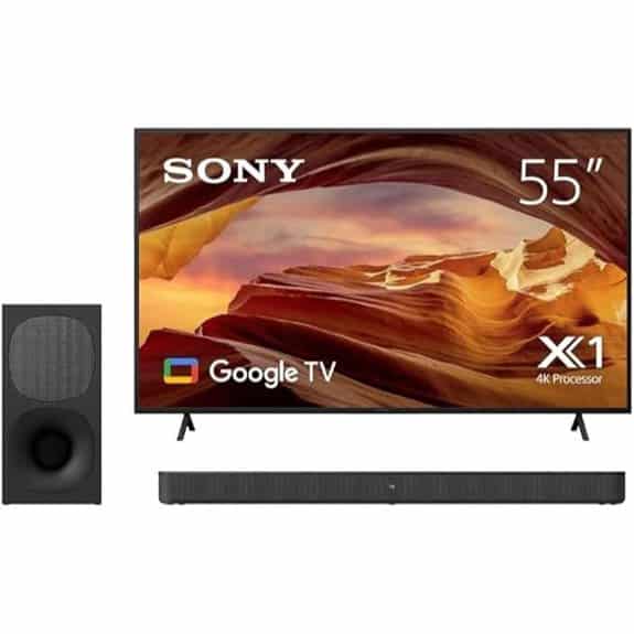 Sony Bravia 55-Inch X77L LED 4K Smart TV with HT-S400 Soundbar
