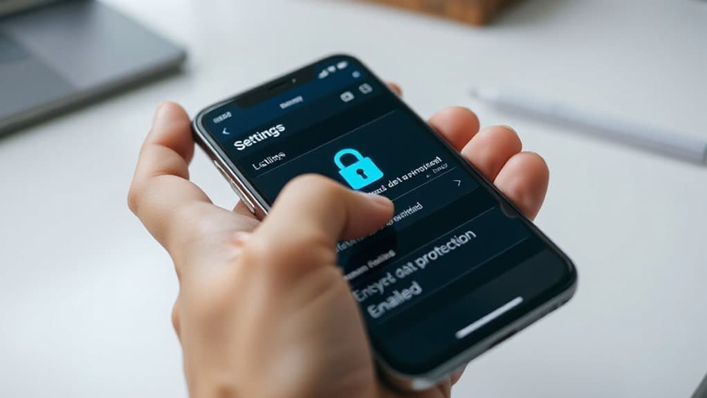 check if phone encrypted