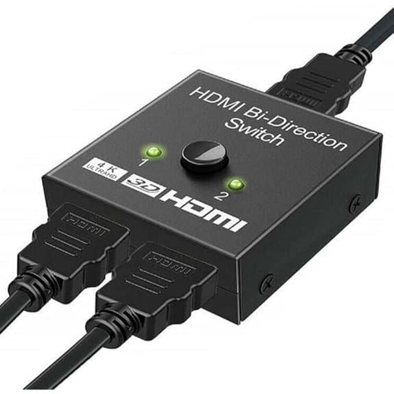 2-in-1 HDMI 2.0 Switch Splitter Hub