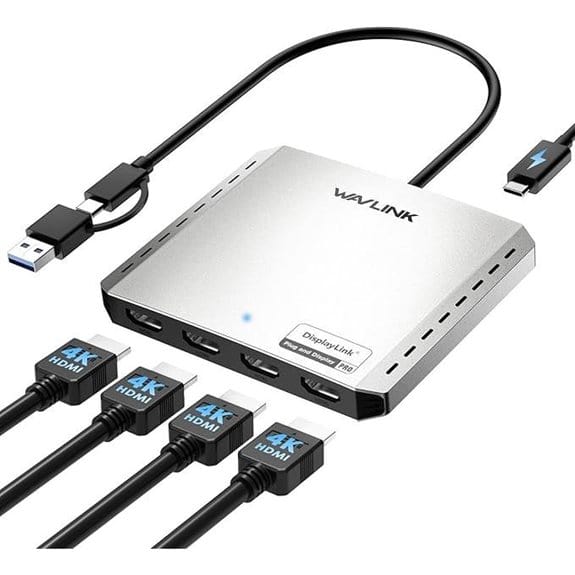 WAVLINK Quad HDMI Splitter 4K@60Hz