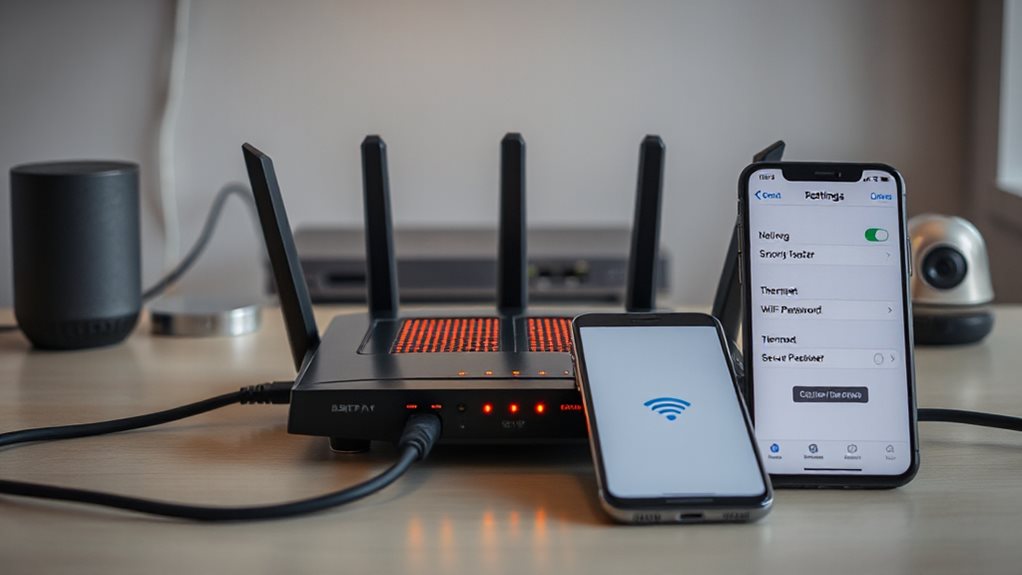 change passwords enable updates