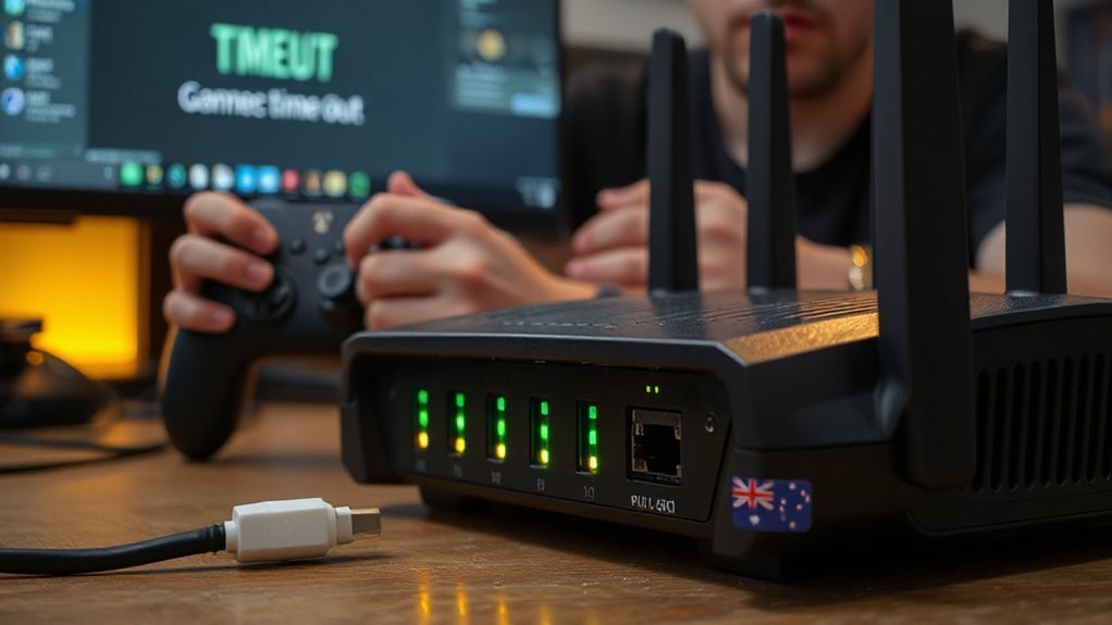 disable router firewalls temporarily