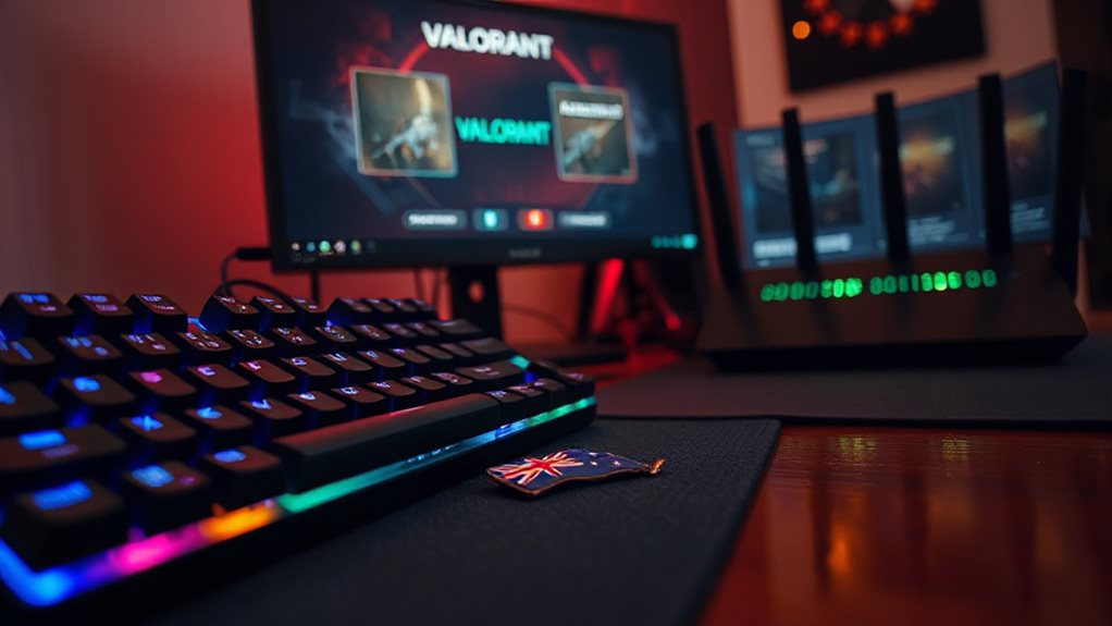 lower ping for australian valorant