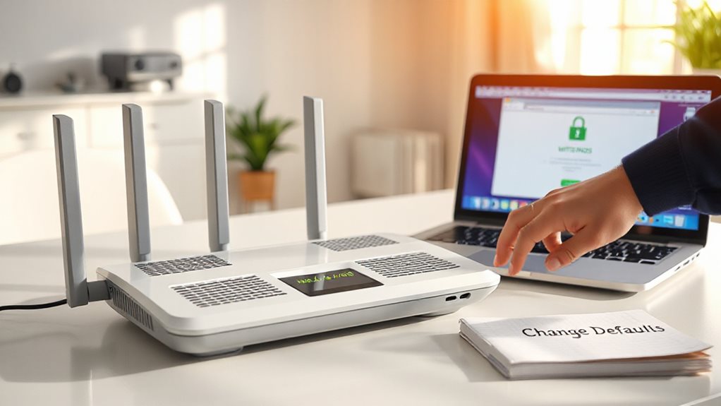 change router admin credentials securelyhttps enabled