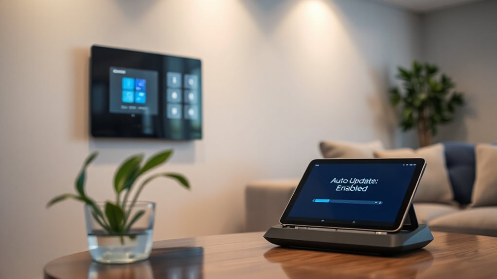 enable automatic firmware updates regularly