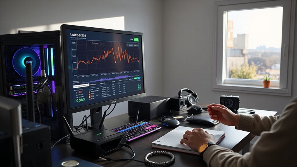 online ping test results comparison over time