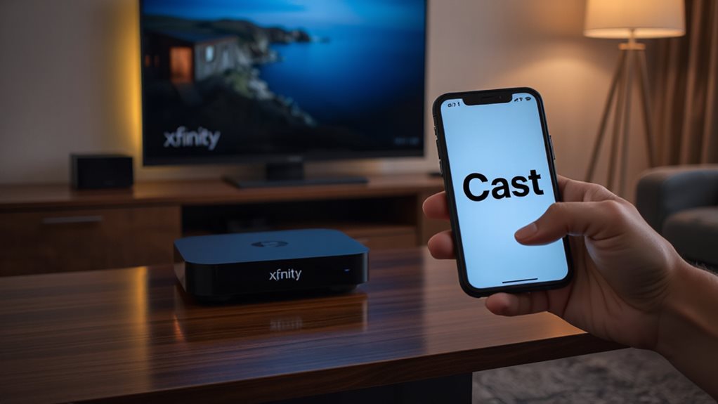 cast xfinity stream to tv