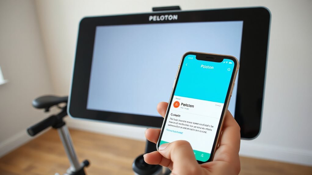clear peloton cache update