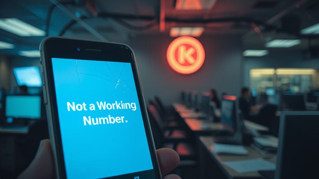 fix not a working number