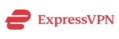 ExpressVPN logo on white background