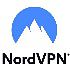 NordVPN logo with blue mountain icon
