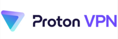 Proton VPN logo with gradient triangle icon