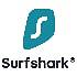 Surfshark logo on teal background
