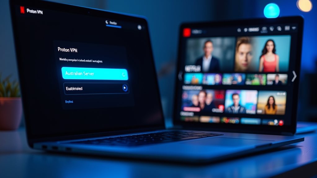 connect proton vpn to australia