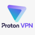 Proton VPN logo with purple gradient triangle