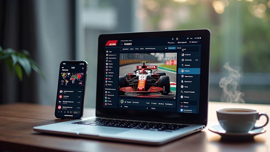 stream f1 with vpn